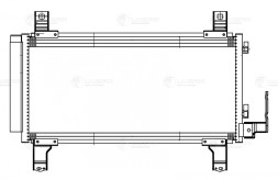 Радиатор кондиционера для автомобилей Mazda 6 (02-)