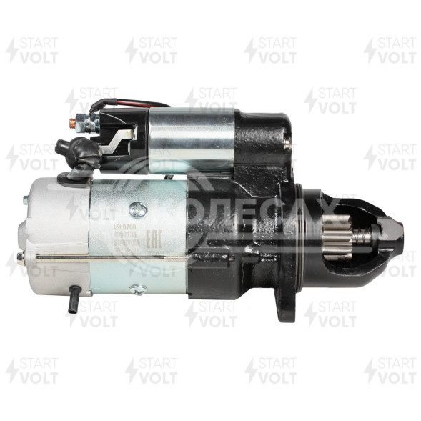 Стартер для автомобилей КАМАЗ/ПАЗ/ЛИАЗ/НЕФАЗ с дв. Cummins ISBe старого образца 24В 6кВт