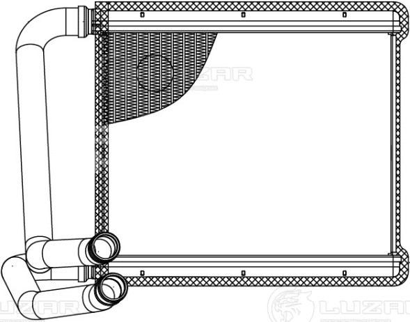 Радиатор отопителя для автомобилей Solaris II (17-)