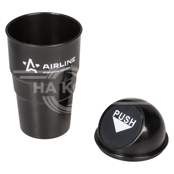 Ведёрко для мусора в подстаканник, черное