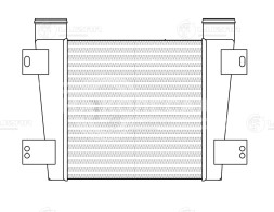 ОНВ (радиатор интеркулера) для автобуса ПАЗ 3205 ММЗ