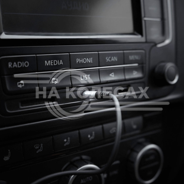 Кабель AUX 3.5 mm Jack - 3.5 mm Jack 0,6м, черный