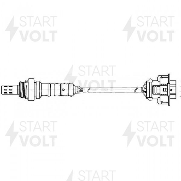Датчик кислородный для автомобилей Opel Astra H (04-)/Vectra B (95-)/Zafira A (99-) 1.8i после катализатора