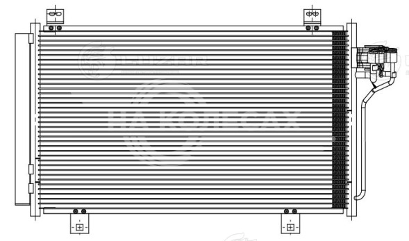 Радиатор кондиционера для автомобилей Mazda 6 III (12-)