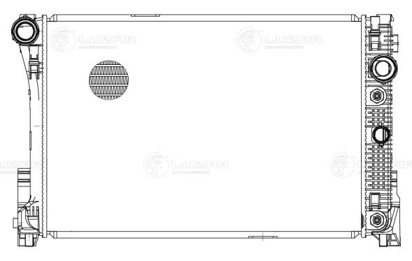 Радиатор охлаждения для автомобилей Mercedes C (W204) (07-) M/A