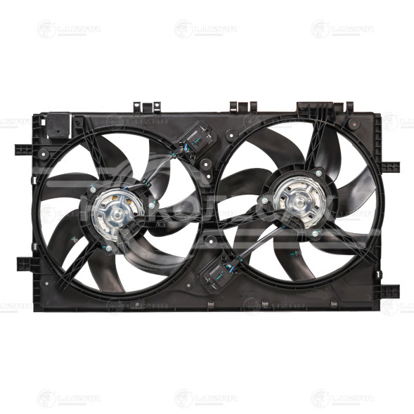 Электровентилятор охлаждения для автомобилей Opel Insignia (08-) 2.0T/2.0D (2 вент.) (с кожухом и 2 резисторами)