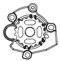 Насос водяной для автомобилей VW Passat B5 (96-)/Passat B6 (05-) 1.9TDi/2.0TDi