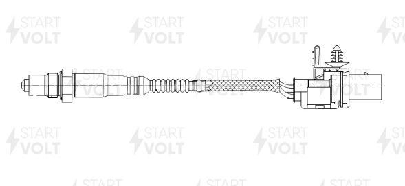 Датчик кислорода для автомобилей BMW 5 E60 (03-)/3 E90 (05-) 2.5i/3.0i (930 мм) до катализатора
