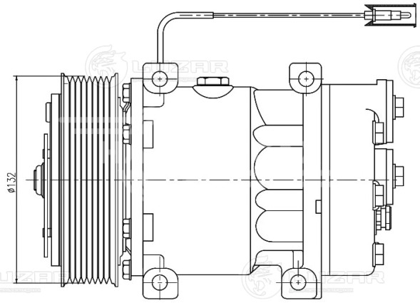 Компрессор кондиционера для автомобилей Volvo FH (93-)