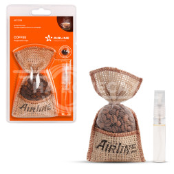 Ароматизатор &quot;Кофе в мешочке со спреем&quot; Бодрящий кофе