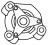 Насос водяной для автомобилей Renault Master (10-)/Opel Movano (10-) 2.3D