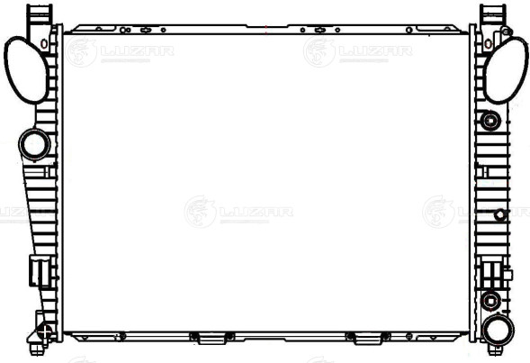 Радиатор охлаждения для автомобилей Mercedes-Benz S (W220) (98-) 3.2i/3.5i AT