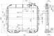 Радиатор охлаждения для автомобилей ГАЗ 3309 Д245 Eвро3