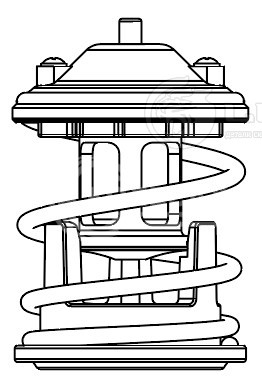 Термостат для а/м BMW 5 (F10-) (10-)/3 (F30) (11-)/X5 (F15) (13-)/X3 (F25) (10-) [N47;N57] (87°С) (термоэлемент)