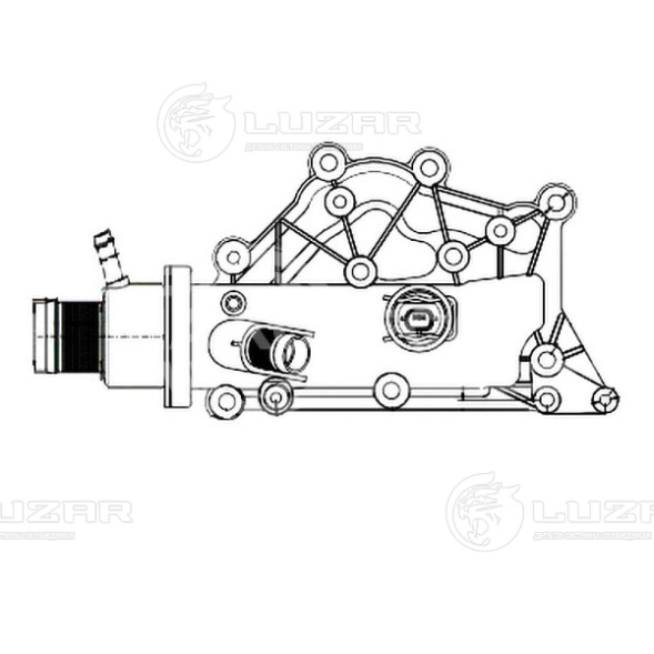 Термостат для автомобилей Laguna II (03-) 1.6i (с корпусом)