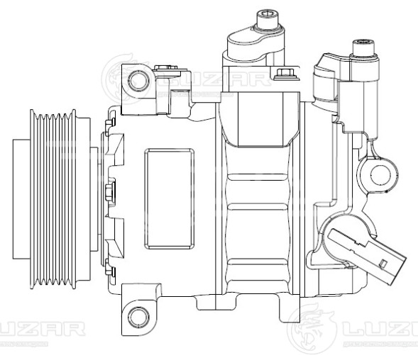 Компрессор кондиционера для автомобилей A4 (B8) (07-)/A5 (07-)/Q5 (08-) (до рестайлинга)