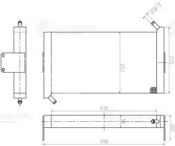 Радиатор масляный для тракторов МТЗ-80/82/100/923/ЛТЗ-60/Т-70/ГС-10.01