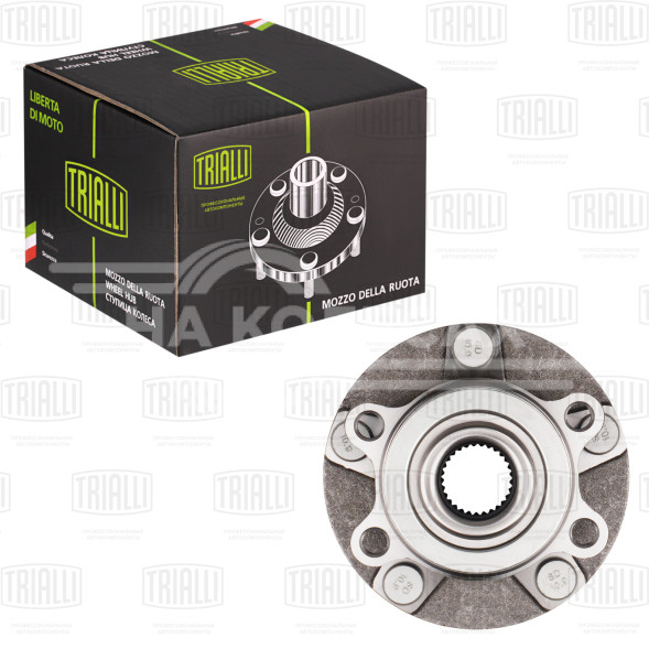 Ступица передняя в сборе с подшипником с монтажным комплектом для автомобиля Nissan Qashqai (06-)