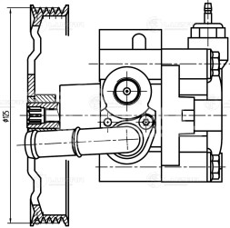 Насос ГУР для автомобилей Suzuki Grand Vitara (05-) 2.0i