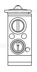 Клапан расширительный кондиционера (ТРВ) для автомобилей ix35 (10-)/Sportage III (10-)