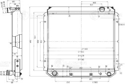 Радиатор охлаждения для автомобилей ЗИЛ Бычок ММЗ