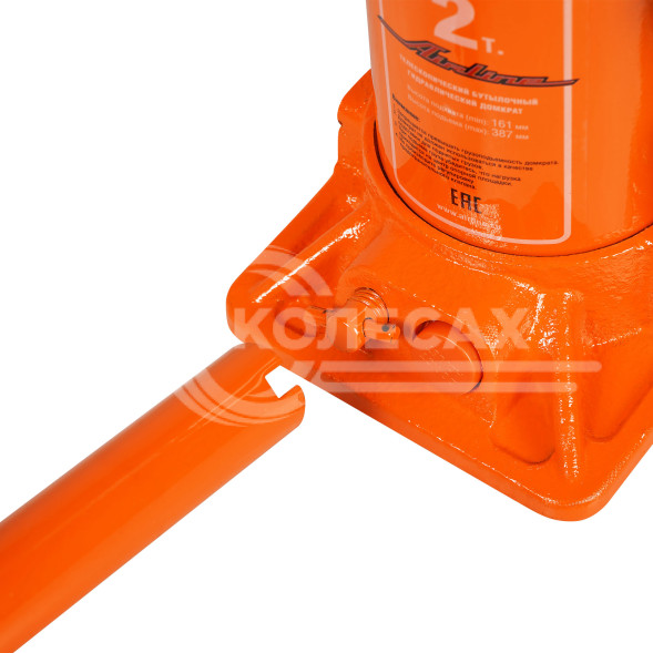 Домкрат телескопич. 2т 161-387мм, сумка