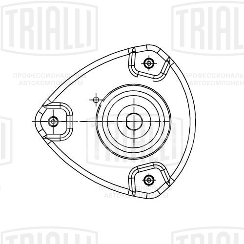 Опора передней стойки с подшипником левая для автомобиля Kia Rio (05-)