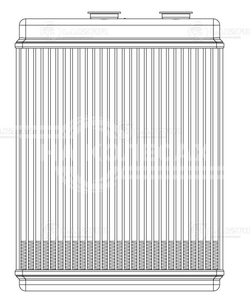 Радиатор отопителя для автомобилей УАЗ 3163 Патриот (06.2007-04.2012) (тип Delphi)