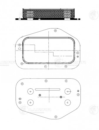 Радиатор масляный для автомобилей Chevrolet Cruze (09-)/Opel Astra H (04-) 1.6/1.8i