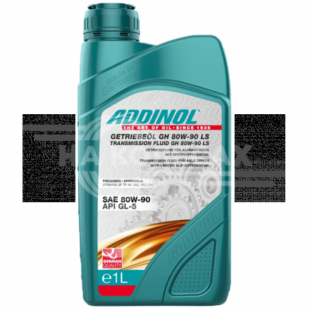 Трансмиссионное масло для МКПП ADDINOL Getriebeöl GH 80W 90 LS, минеральное