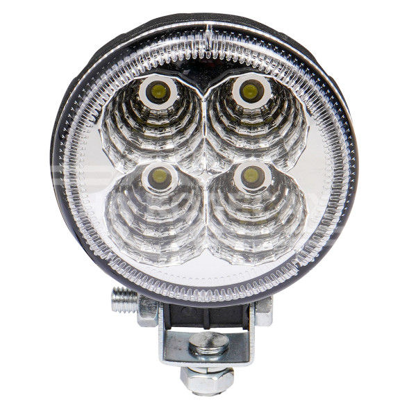Фара светодиодная круглая 4LED, рассеянный свет, 12Вт, 83х83х51мм, 12/24В