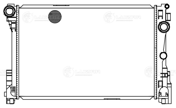 Радиатор охлаждения для автомобилей Mercedes C (W204) (07-)/E (W212) (09-) M/7AT