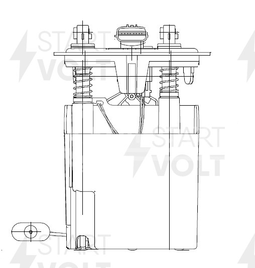 Модуль топливозаборника для автомобилей Renault Duster (10-) 1.5dCi
