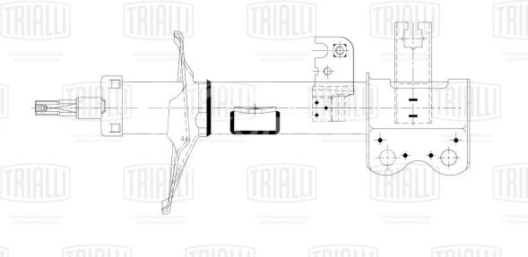 Амортизатор (стойка) передний левый для автомобиля Geely Emgrand EC7 (09-)