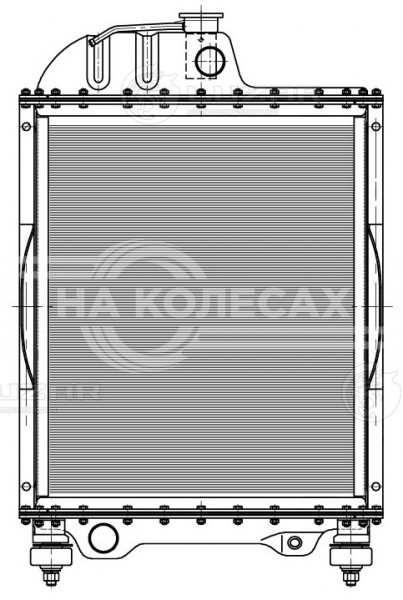 Радиатор охлаждения алюм. для трактора МТЗ-80/82 (4-х ряд.)