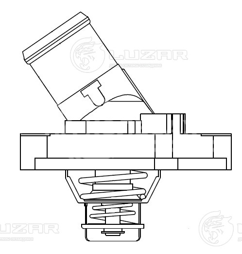 Термостат для автомобилей Infiniti FX II (S51) (08-) 3.7i (82°С) (с алюминиевым корпусом)