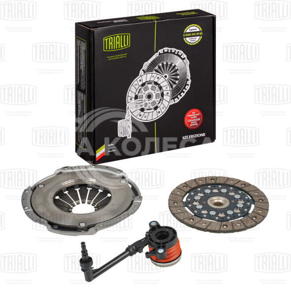 Комплект сцепления для автомобилей Nissan X-Trail T31 (07-) / Qashqai J10 (06-) 2.0i 6MT с гидравлической муфтой