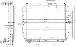 Радиатор охлаждения для автомобилей ЗИЛ 4331