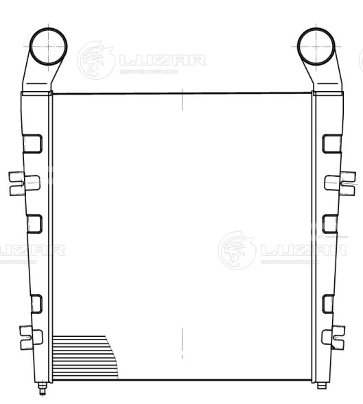 ОНВ (радиатор интеркулера) для автомобилей МАЗ 5440В5, 6501В5