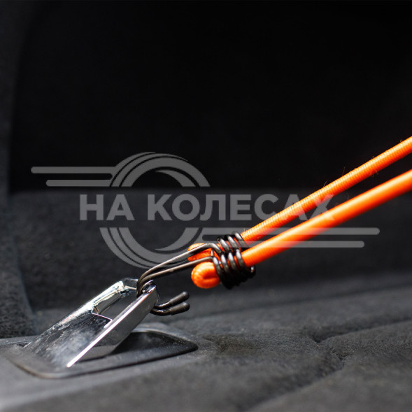 Резинки-стяжки набор 2 шт. 80 см, D-8 мм (металлические крючки)