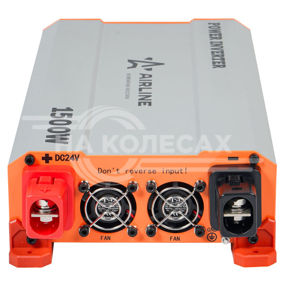 Инвертор автомобильный 24В-220В, 1500 Вт