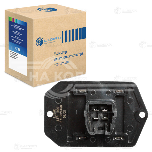 Резистор электровентилятора отопителя для автомобилей Toyota RAV4 (XA30) (06-)/Corolla (E150) (07-) (manual A/C)