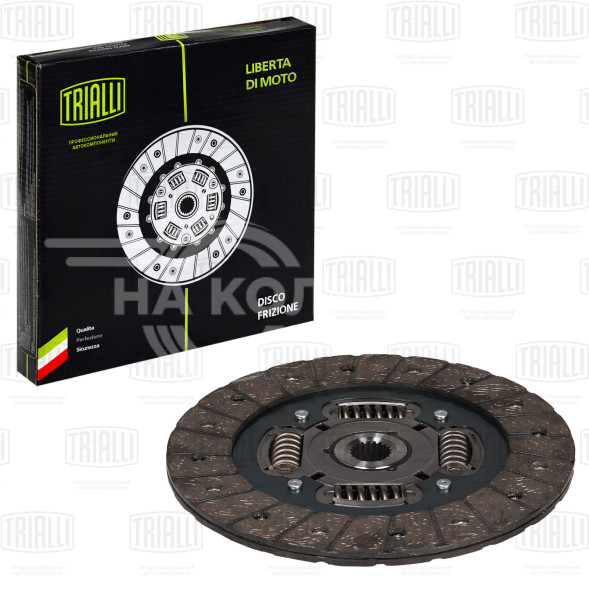 Диск сцепления ведомый для автомобилей Hyundai Solaris (10-)/Rio (05-) 1.4i/1.6i 5МТ