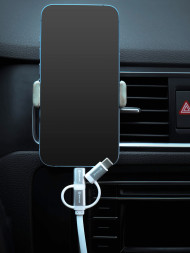 Кабель универсальный 3в1 (USB - Lightning, Type-C, Micro USB), 1.2м Soft-Touch