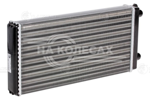 Радиатор отопителя для автомобилей МАЗ 6430/5440 (Евро-3), MAN L2000 (93-) (фланцы 90°)