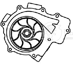 Насос водяной для автомобилей Mercedes-Benz Sprinter (06-) 2.1D [OM651]