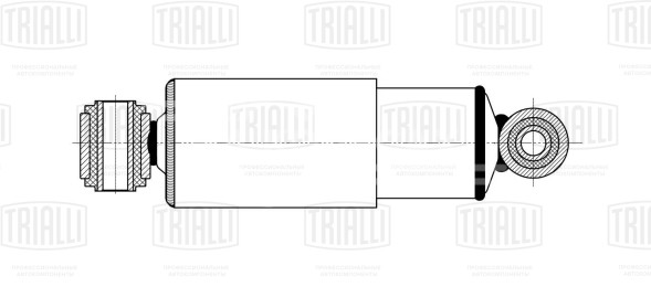 Амортизатор полуприцепа, для прицепа Schmitz (268/383 76х68 16х58 16х58 О/О)