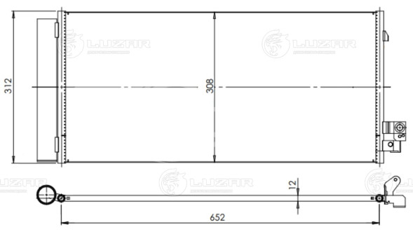 Радиатор кондиционера для автомобилей BMW 3 (G20) (18-)