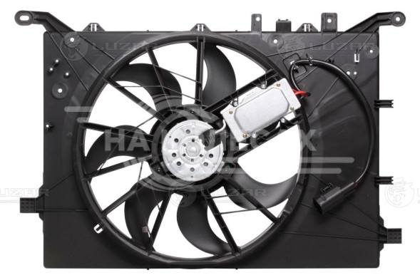 Электровентилятор охлаждения для автомобилей Volvo S60 (00-)/S80 (98-) (с кожухом и блок. упр.)