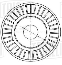 Ролик приводного ремня для автомобилей BMW 5 E39 (95-) 2.0i/2.2i/2.5i/2.8i/3.0i (только ролик натяж.)